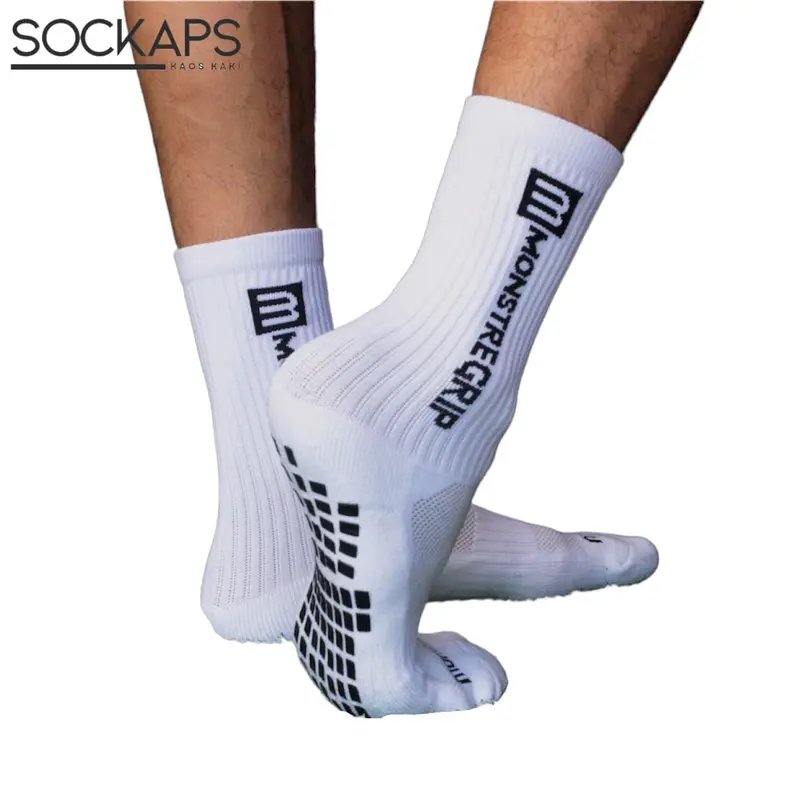 Kaos Kaki Futsal Anti Slip Pria Dewasa Motif MONSTEGRIP - Olahraga Sepak Bola Nyaman Dan Tebal 1