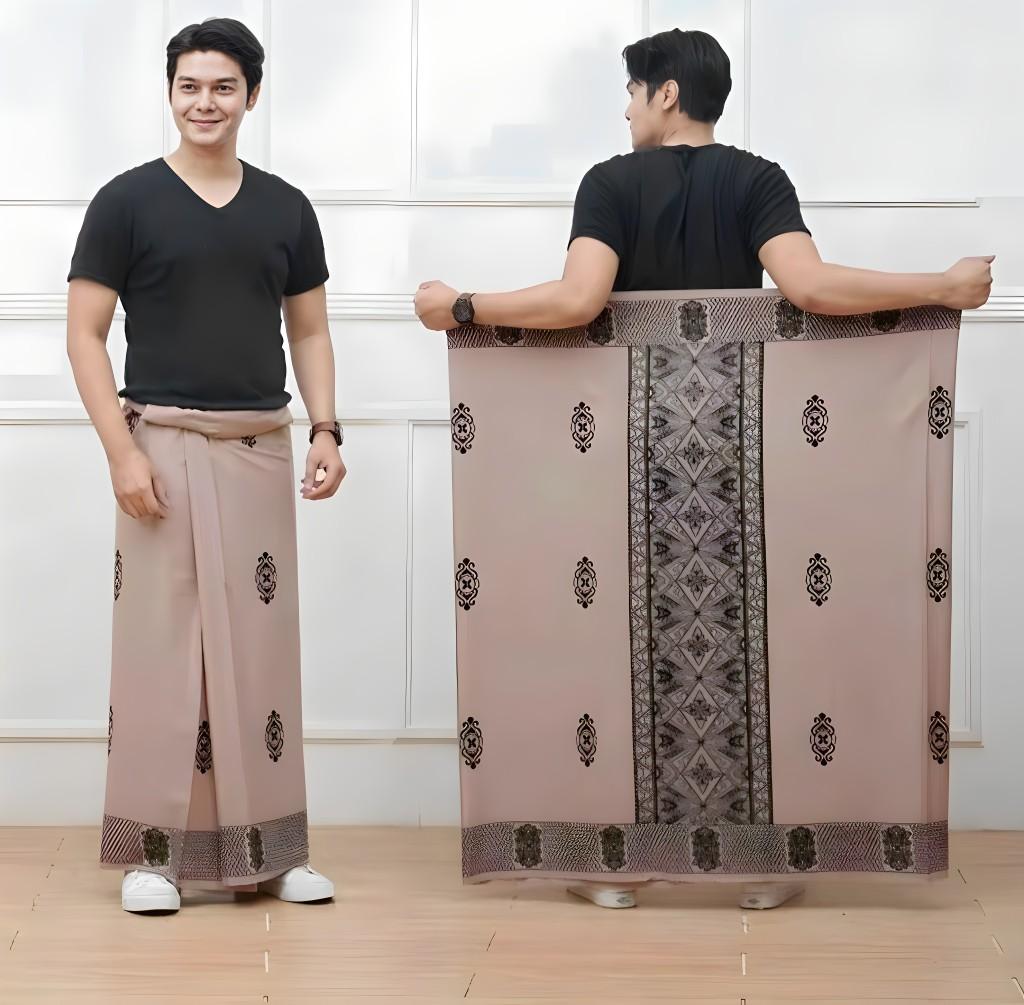 Trend Fashion Sarung Batik Sarang Tawon Gus Iqdam Edisi Ramadan - Bahan Rayon Prima Tebal Adem - Kain, Katun, Santri, Hitam, Navy Motif Nyaman Printing Pekalongan Muslim Dewasa