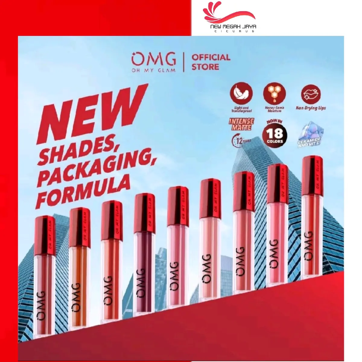 OMG Oh My Glam Matte Last - Lipcream Matte