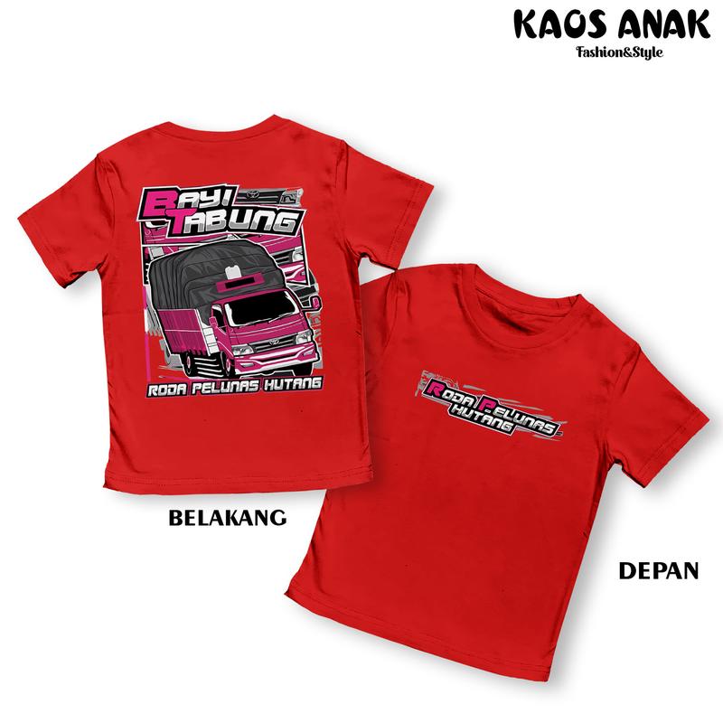 KAOS ANAK TRUK BAYI TABUNG BAJU DISTRO ANAK TRUK CANTER MANIA BAJU TRUK OLENG 6