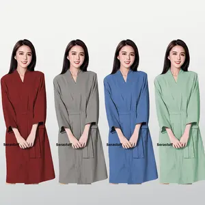 Kimono Handuk Jumbo Tangan 7/8 Baju Handuk Jumbo Wanita Dewasa dan Anak Bahan Wol Lembut Menyerap Air Size L XL Anak - Piyama