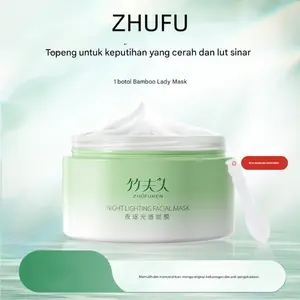 ZHUFU Masker Mencerahkan Atas Otot Memutihkan Kuning Antioksiden untuk Perawatan Wajah & Tubuh Berjerawat Wanita