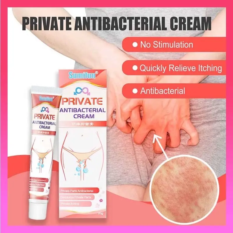 Terlaris Sumifun Private Cream Pink Krim gatal untuk perawatan selangkangan lipatan area sensitif kewanitaan