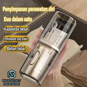 HIGH SELECT Sikat Gigi Perjalanan Kotak Sikat Gigi Kotak Penyimpanan Kamar Mandi Portabel