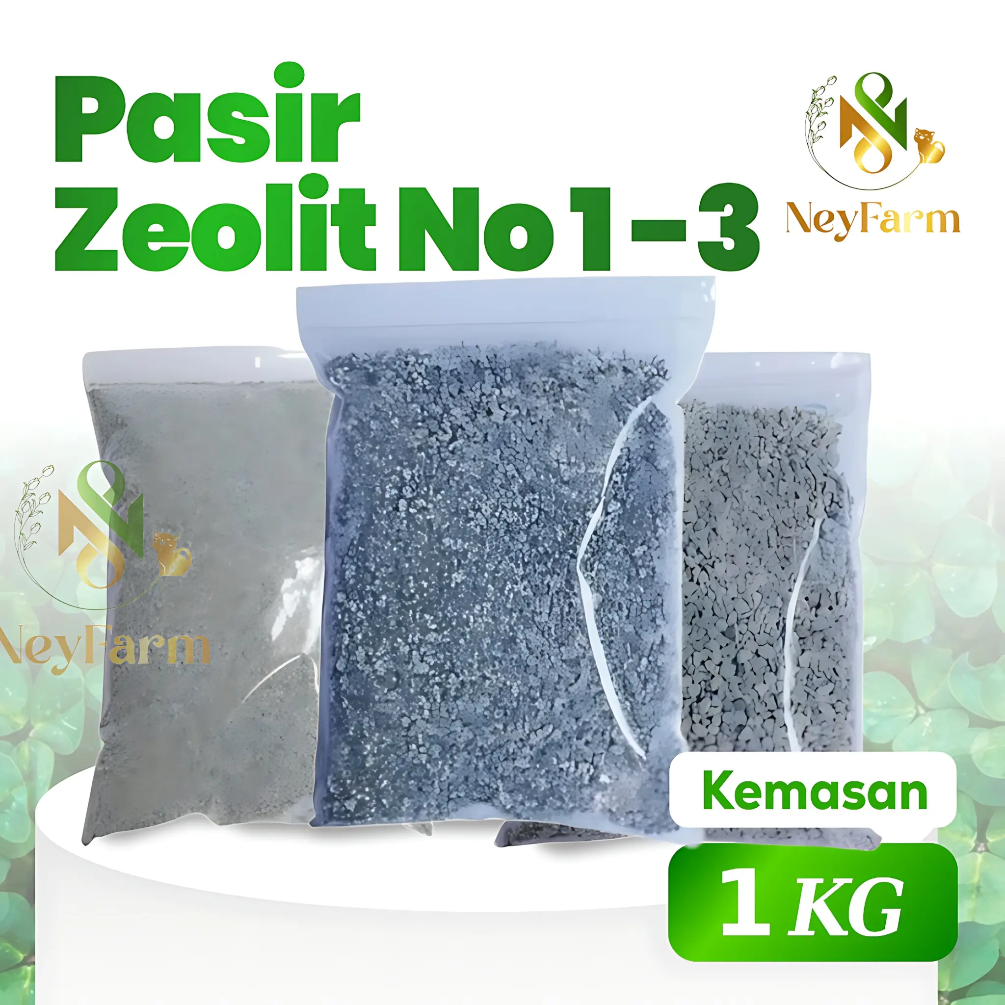Pasir Kucing Zeolit 1kg Pasir Hamster Anjing Bisa Dicuci