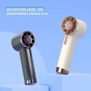 Kipas Angin Turbo Portable Handheld Rechargeable Mini Fan High Speed 10000RPM GS-02