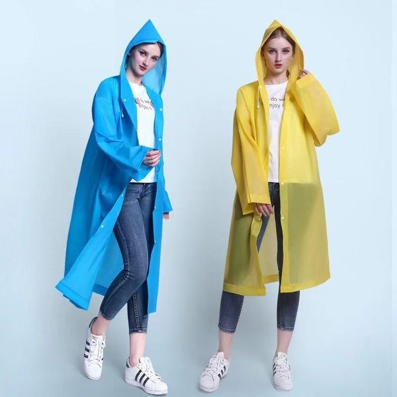 Áo Mưa Người Lớn, Dài Và Dày, Trong Suốt Và Cầm Tay, Chống Mưa, Chống Thấm Nước, Thiết Kế Trong Suốt, Dễ Mang Theo áo mưa người lớn đi xe máy 2