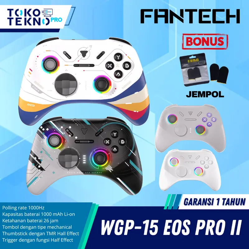 Fantech WGP15 / WGP-15 / WGP15V2S / WGP-15 V2S / WGP-15 V2-S / WGP-15 V2 / WGP15 V2 / WGP15 V-2 / EOS PRO / EOS PRO II S / EOS PRO II Wireless Multiplatform Gamepad Joystick 0