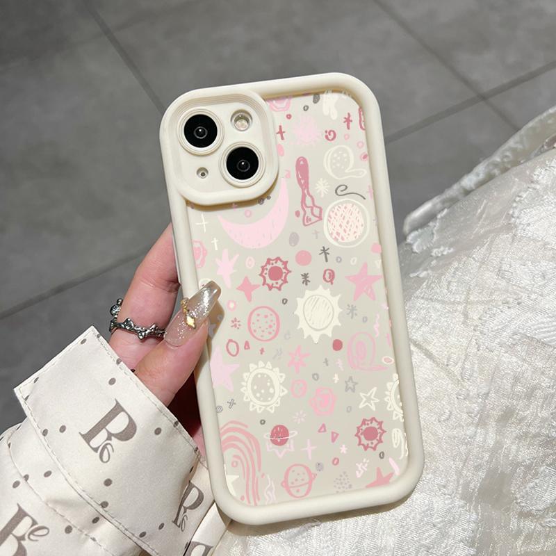 Casing Hp Untuk VIVO Y66 Y67 V5 V5s V5 Lite Case Hp Pola bintang kartun Cesing Silikon lembut Casing ponsel Anti guncangan Kasing pelindung lensa Kesing Softcase 8