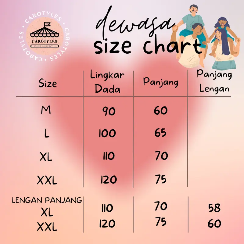 Kaos Wanita dan Keluarga KUROMI DB Lengan Pendek dan Panjang Katun 2
