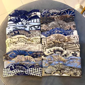 Udeng batik semi rimpit bungkulan jadi