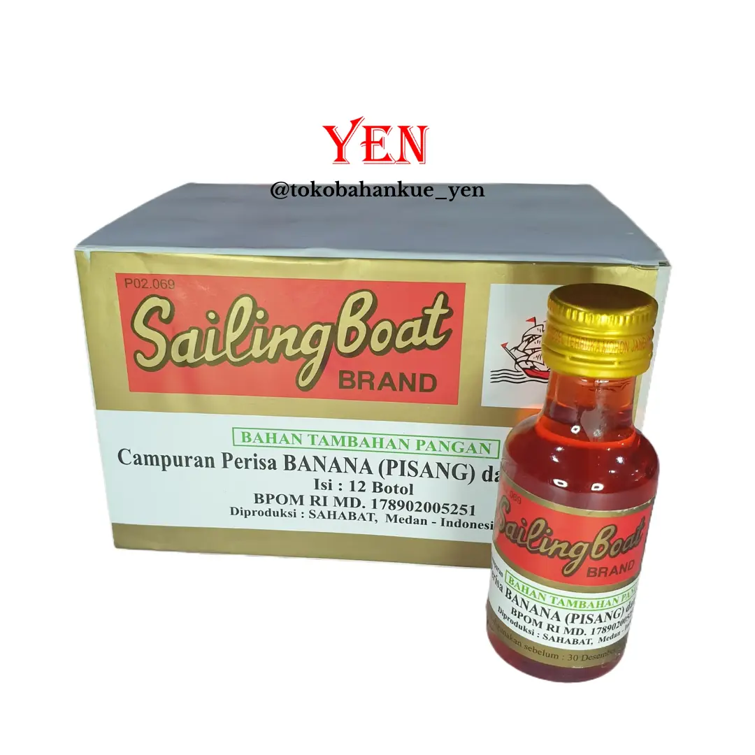 Sailing Boat Perisa Minyak Pisang dan Pewarna 28ml