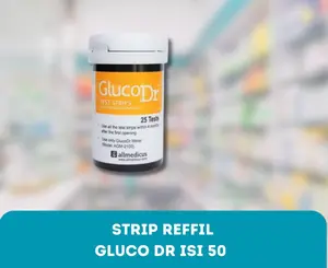 Strip Refill GlucoDR Code 8 Kuning isi 25/50 pcs