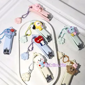 Gunting kuku DIY versi bt21 free sticker gemes