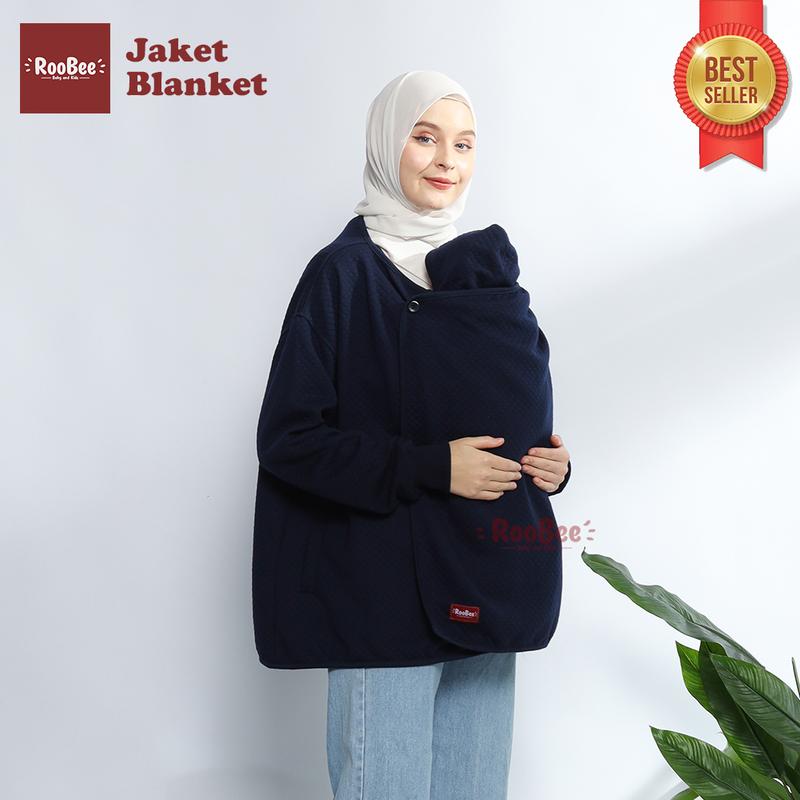 Jaket Blanket Ibu & Bayi - Blanket Bayi - Selimut Bayi Multifungsi 1