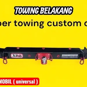 TOWING BELAKANG DELUXE PREMIUM PRODUKSI BEMPER MOBIL UNIVERSAL PNP KOMPLIT BAUT BREKET TINGGAL PASANG SAJA
