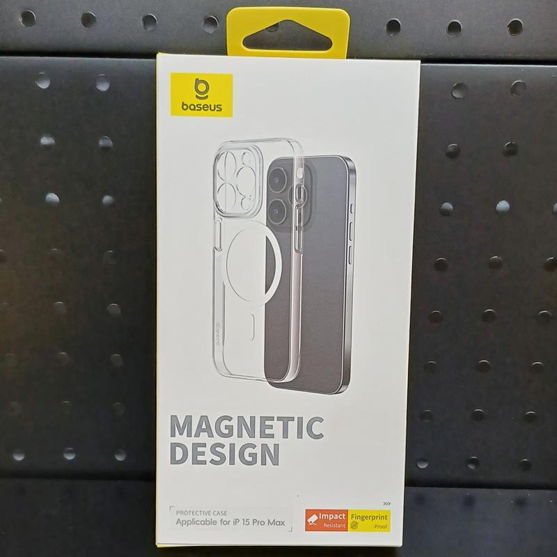 BASEUS Casing Lucent Series Magnetic Phone Case For IP 15,15 Plus,15 Pro,15Pro max 4