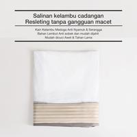 Gambar KAIN SAJA!! Kain Medoga Anti Nyamuk & Serangga 120x200 160x200 180x200 200x200 - Biru Garis, 120 x 200 dari kelambu medoga Kota Tangerang 5 Tokopedia