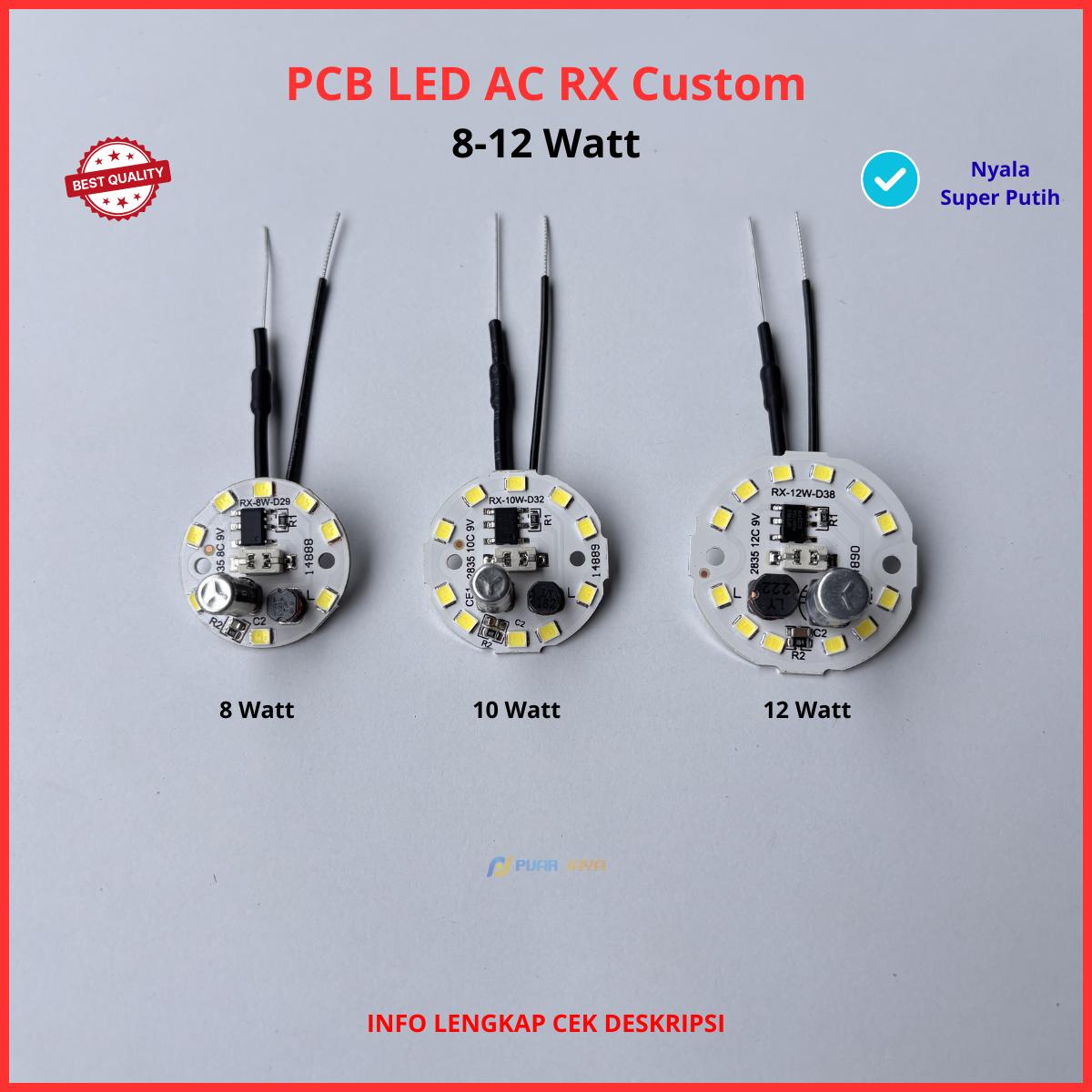 PCB LED AC Leher Kecil RX Custom 8 10 12 Watt Mesin Lampu LED Modul LED PCB LED AC Leher Kecil RX Custom 8 10 12 Watt Mesin Lampu LED Modul LED