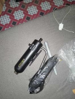 Product Review of Knalpot Standar Racing Original GOLD EXHAUST Full Aksesoris Tameng Air Blade Gen 2 Bass Adem untuk Motor Vario, Beat, Nmax, Aerox, PCX Motorcycle Motorcycle shijiro Kamera from K**🥶 0