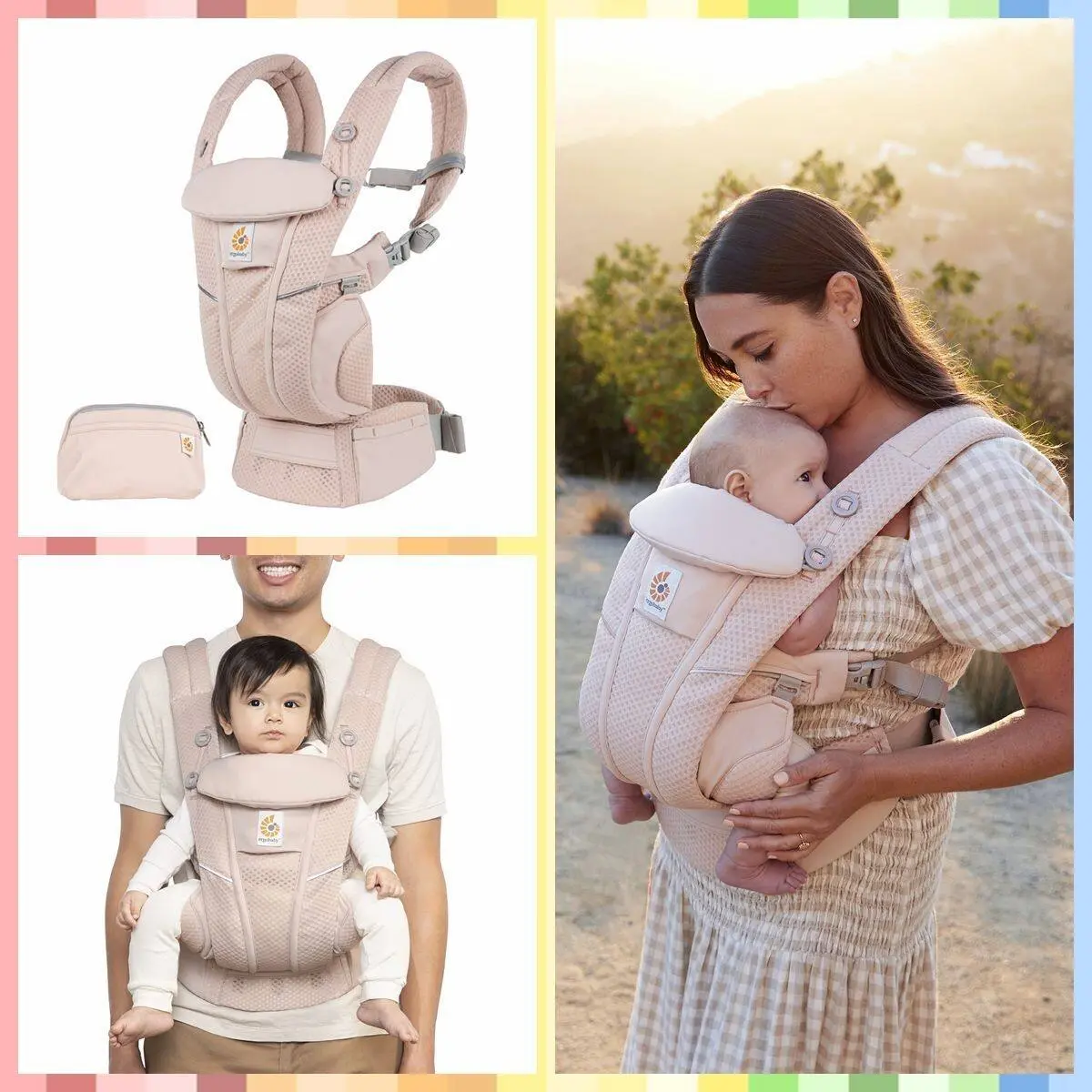 Dây Địu Em Bé Ergo, Bản Nâng Cấp Omni, Dây Địu Em Bé Gió, Để Giữ Em Bé, Thích Hợp Cho Thể Thao, Đai Hôn Em Bé