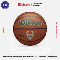 Gambar 6.6 Mega Sale | Wilson NBA Team Alliance Bola Basket Mil Bucks Indoor/Outdoor Bahan Polyurethane Size 7 - WZ4029317XB7 dari Wilson Indonesia Official Shop Kota Bekasi 1 Tokopedia