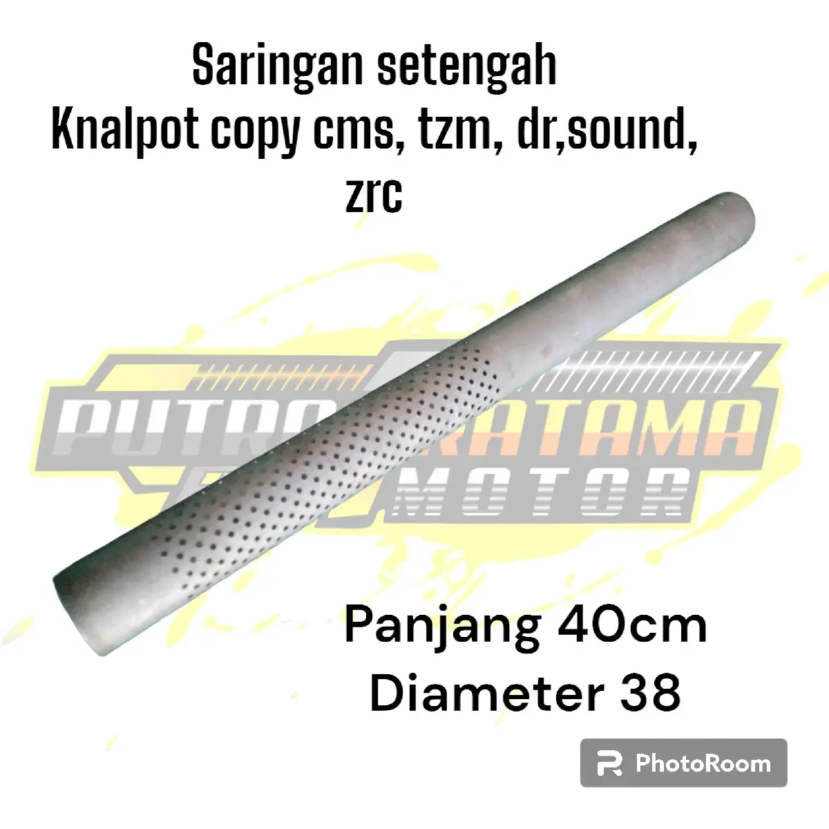 Saringan Sarteng Knalpot Motor Matic Copy TZM CMS Karbu 41Cm Motorcycle