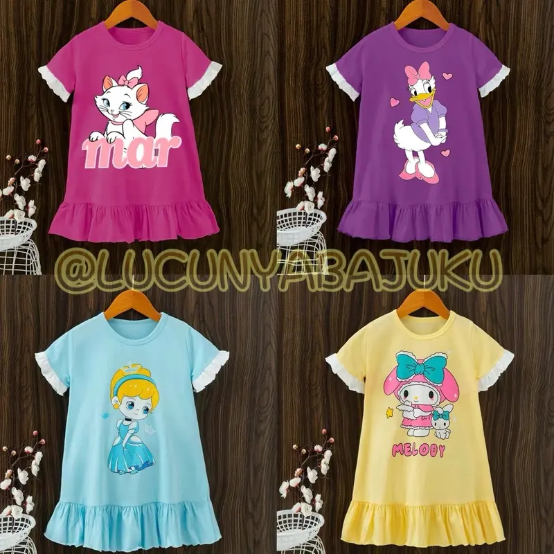 Dress Anak Rempel Import - Model Terbaru - Fashion 0