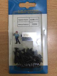 Gambar MR SAFETY SEKRUP GIPSUM 13264 M6 X 1 1/4” HITAM dari Tirta Bangunan Kota Depok 2 Tokopedia