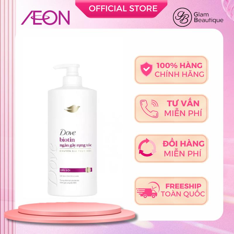 Dầu Gội Dove Ngăn Gãy Rụng Tóc 640G Glam Beautique