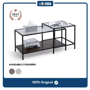 Informa Seaford Meja Tamu - Cokelat Walnut