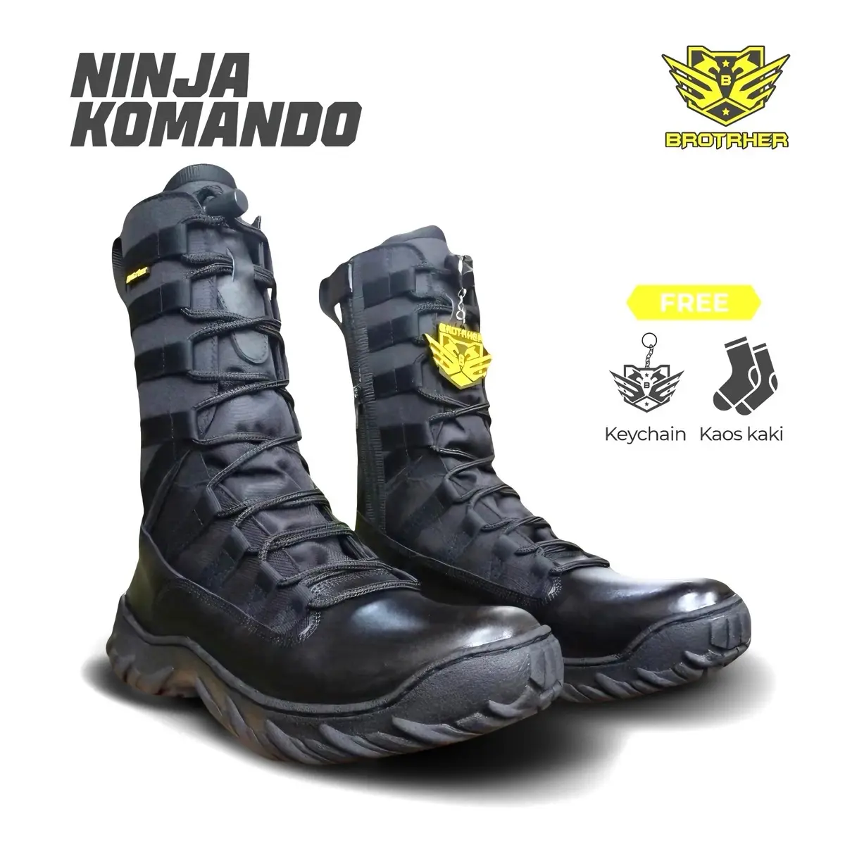 SEPATU PDL Ninja Komando Merk Brotrher Boots