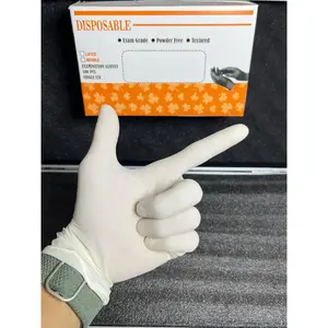 Sarung Tangan Latex POWDER Disposable Isi 100pcs BISA COD!!!