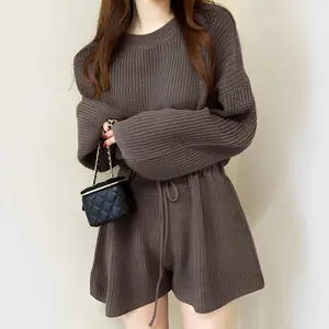 Fashion Fabric - Jumpsuit Overall Rajut Over Size Lengan Panjang Kerah Bulat #4424