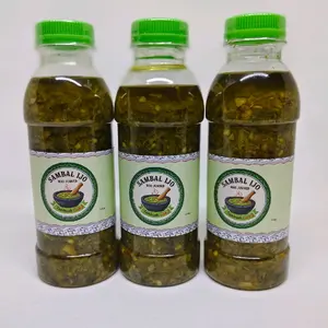 sambal hijau teri, sambal hijau ebi, sambal hijau, sambal pedas manis, mas juned, mama ella, sambal pedas, sambal hijau padang, sambal ijo, sambal hijau 200 gram Berat, Cabai hijau, cabai bawang. minyak kelapa