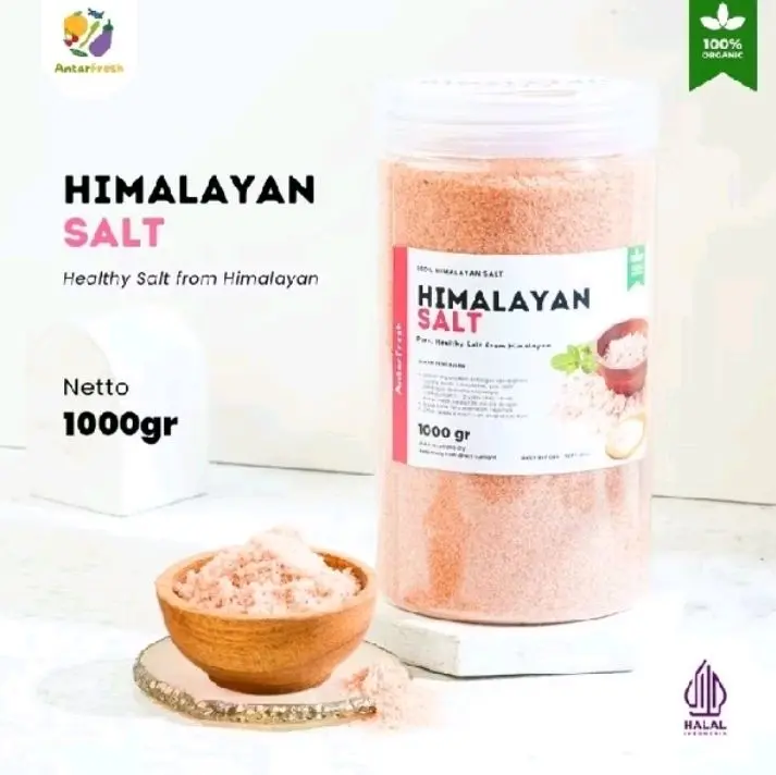 garam himalaya pink salt original 1 kg organik Natural 0