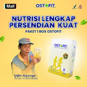 OSTOFIT Susu Herbal Bantu Redakan Nyeri Tulang & Sendi, Nyeri Lutut, Nyeri Pinggang 200gr - BPOM & HALAL TOKO RESMI - ORIGINAL
