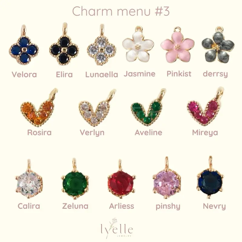 {GOLD & SILVER} BRACELET CHARM CUSTOM BEBAS PILIH RANTAI DAN LIONTIN TERPISAH WANITA TERBARU GELANG TITANIUM SEMI PERAK FREE BOX & GREETING {GOLD & SILVER} BRACELET CHARM CUSTOM BEBAS PILIH RANTAI DAN LIONTIN TERPISAH WANITA TERBARU GELANG TITANIUM SEMI PERAK FREE BOX & GREETING