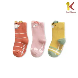 [COD] SK P378 Kaos Kaki Anak Animal Sock 3D Panjang Cute Karakter Hewan Anti Slip Bisa Dipakai Cewek Cowok