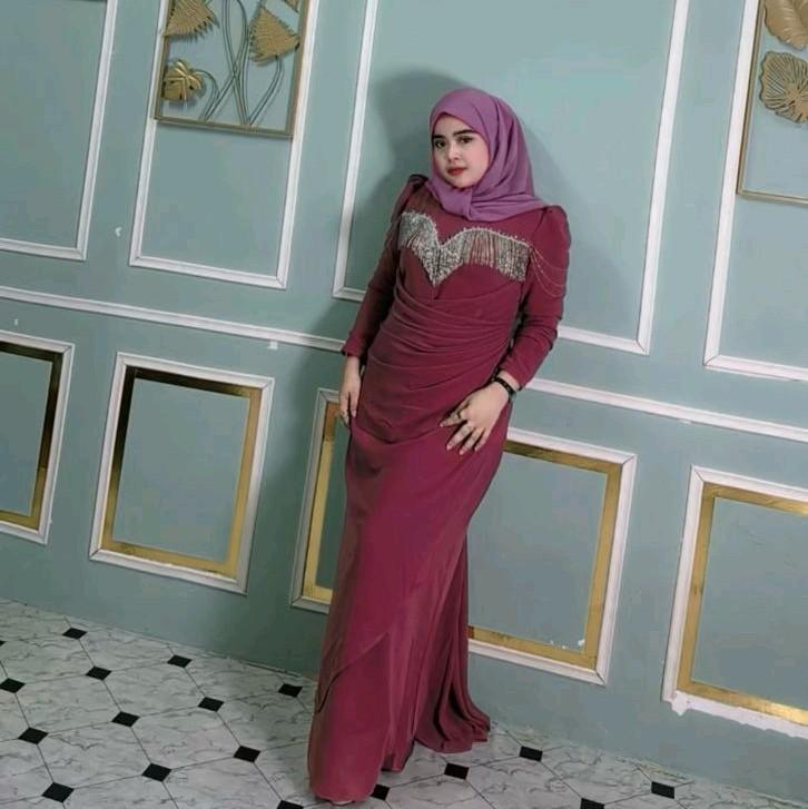 gamis edisi lebaran simple rumbai rumbai mewah super cantik - TikTok ...