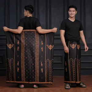 Sarung Batik Pria Dewasa Rayon  Motif Cendana Terbaru  Ramadhan Bahan Halus Lembut Nyaman