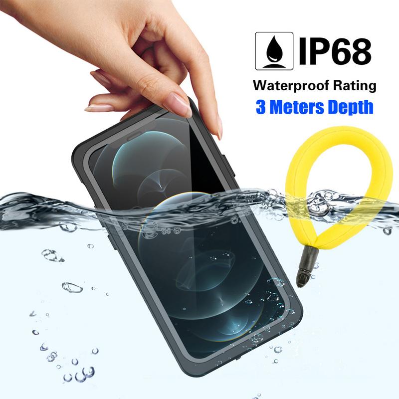Product Introduction of Ốp Điện Thoại, ARMICO, Chống Nước IP68, Tương Thích Với iPhone 16Pro Max, 16 Pro, 16, 16 Plus, 15 Pro max, 15 Pro, 15 Plus, 14 Pro Max, 14, 13, 12, 11 Pro Max, XS Max, XR, Ốp Áo Giáp Trong Suốt, Thích Hợp Cho Các Môn Thể Thao Dưới Nước Và Ngoài Trời 9
