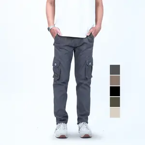 CELANA PANJANG CARGO SERIES PREMIUM (BRANDSURF), BAHAN KATUN TWILL STRACH MELAR, SIZE 28-39
