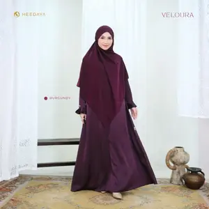 HEEDAYA VELOURA - ABAYA PREMIUM ANTI UV ELEGAN BUSUI FRIENDLY