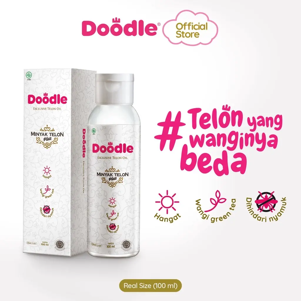 DOODLE MINYAK TELON PLUS / DOODLE Exclusive Telon Oil 60 & 100ML