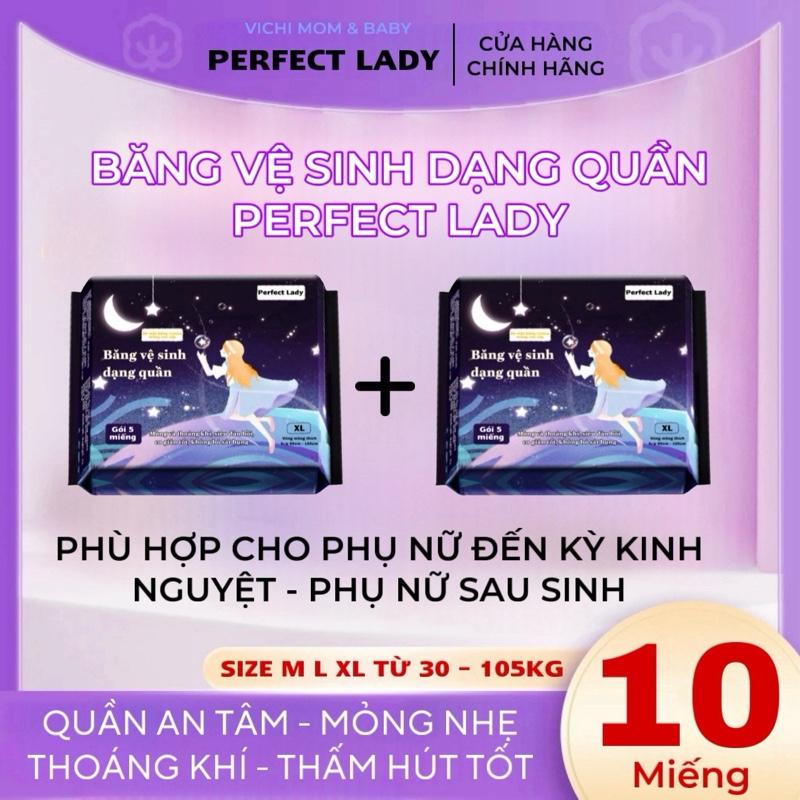 PERFECT LADY Băng vệ sinh dạng quần siêu thấm hút dùng được cả ngày và đêm phụ nữ sau sinh - Tampon Nữ