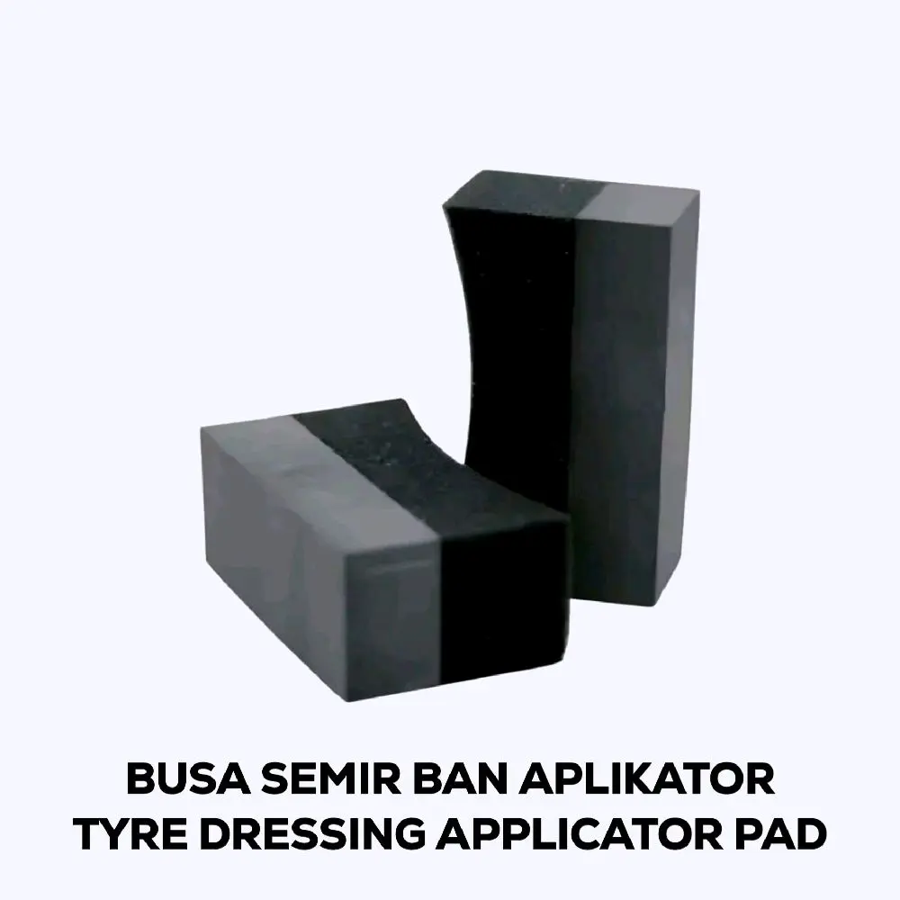 BUSA SEMIR BAN APLIKATOR TYRE DRESSING APPLICATOR PAD SPONGE FOAM WAX POLISHING SPON MOBIL MOTOR Car