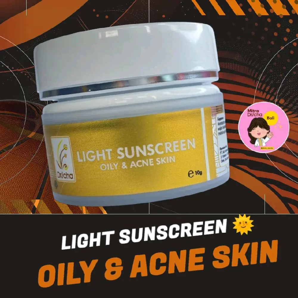 Light Sunscreen 10gr Utk kulit berminyak jerawatan