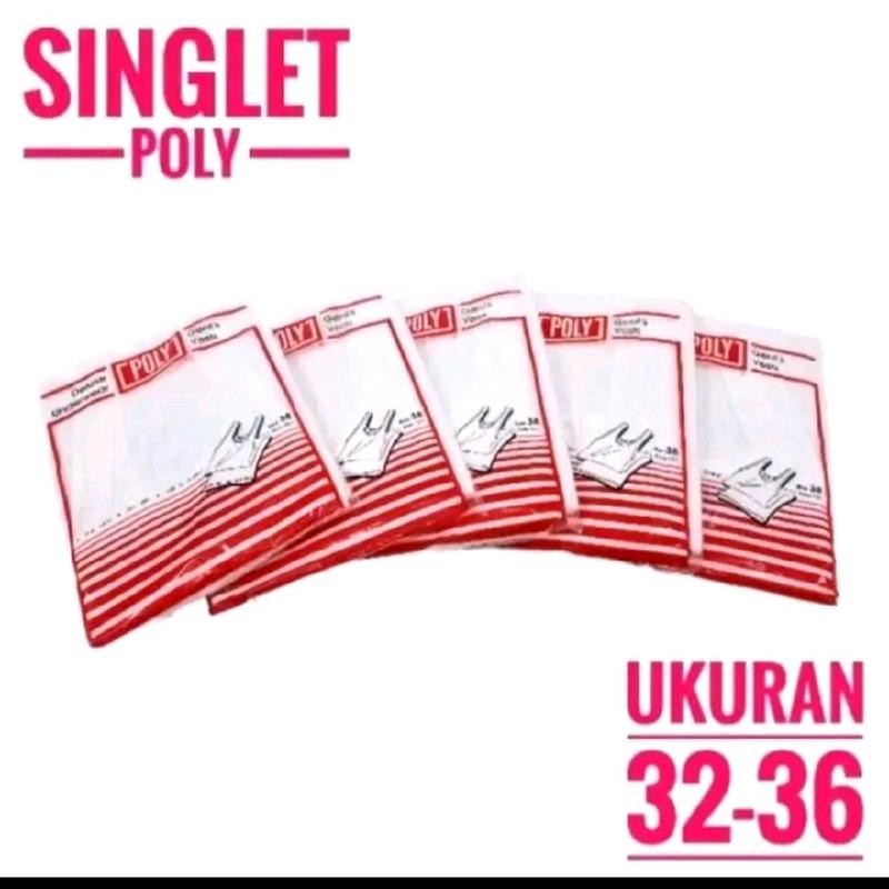 6 pcs lebih hemat / 3 pcs harga normal singlet poly original dalaman pria / atasan ,  dewasa, smp, smu viral murah 2025/2026 0