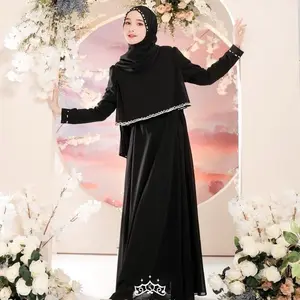 READY️️ KAZAMI STORE HAWA DRESS ABAYA GAUN BRIDESMAID WISUDA Gamis Wanita Muslim Mewah Lebaran Syari Dewasa Pesta Remaja Maxi